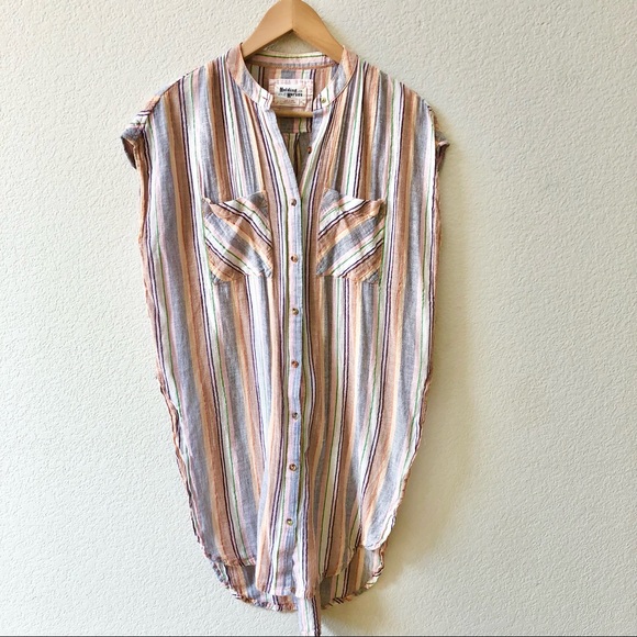 Anthropologie Holding Horses 100% Cotton Merida Tunic Size Small - Picture 3 of 10